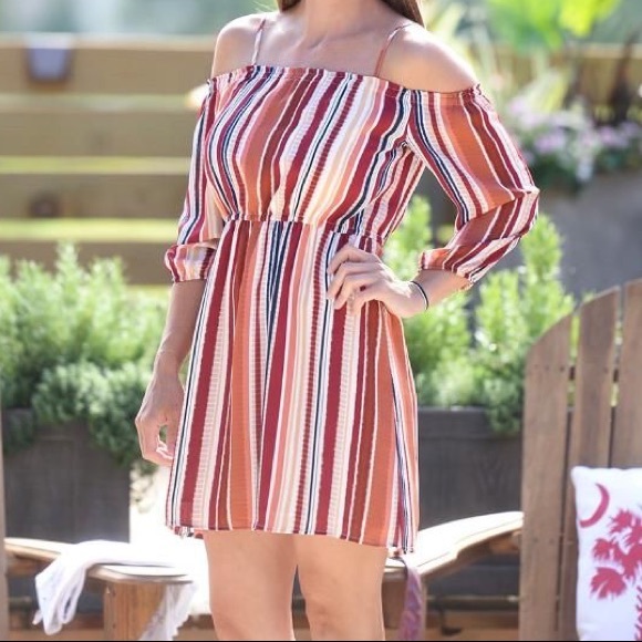BB Dakota Dresses & Skirts - BB Dakota Stripe Dress NWT